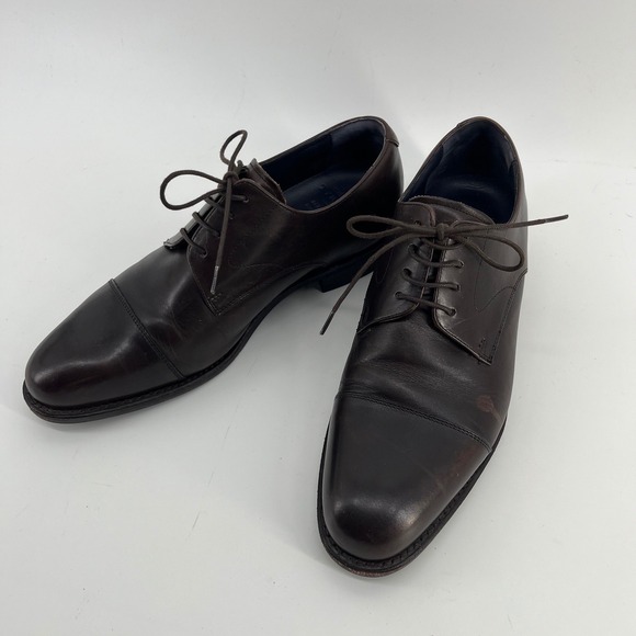 Charles Tyrwhitt Other - Charles Tyrwhitt Welted Cap-Toe Oxford Leather Brown Derby Shoes SHC0235CHC